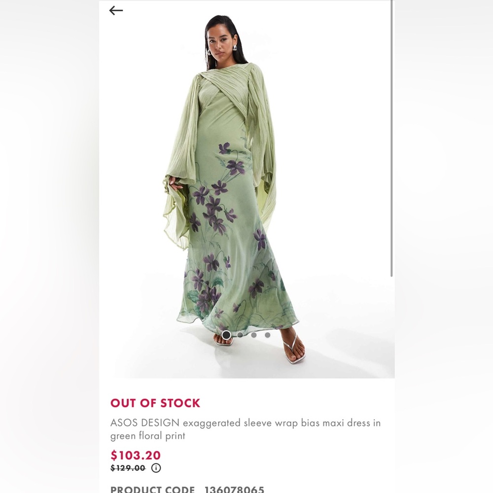 Brand new maxi dress Asos